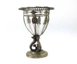 silver object