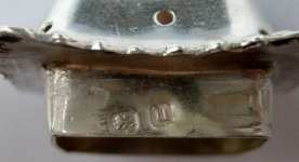 Silver Pepper Pot - Birmingham 1919: marking