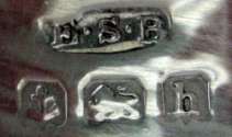 Silver Pepper Pot - Birmingham 1898: marking