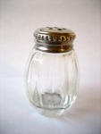 Silver & Crystal Pepper Pot - France 1972