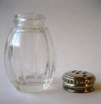 Silver & Crystal Pepper Pot - France 1972