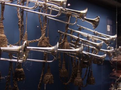 the gilded 
silver trumpets