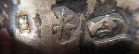 silver 'vase' hallmarks