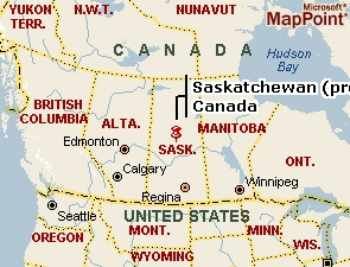Weyburn, 114 km (71 miles) SE of Regina, Saskatchewan (Canada)