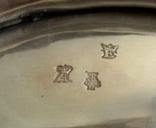sgravy dish or boat hallmarks