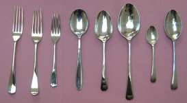 cutlery found with metal detector