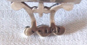 Tray: silversmith hallmark