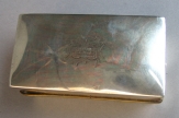 travelling sterling silver spirit burner: Birmingham 1892