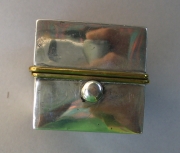 travelling sterling silver spirit burner: Birmingham 1892