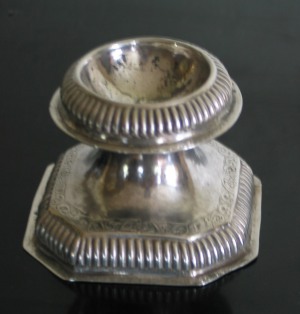 silver salt cellar