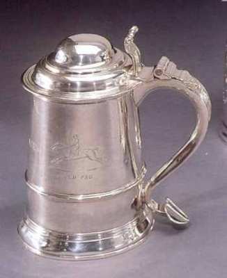 silver tankard, Richard Gosling, London 1752
