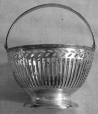 Tiffany silver basket