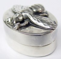 Tiffany silver pill box