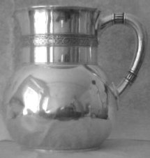 Tiffany silver pitcher 