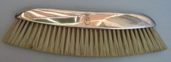 silver flat brush: Germany, beginning of 20th century