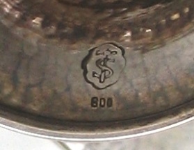 trumpet silver vase hallmarks