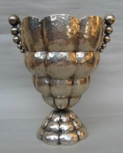 Italian vase with 800 hallmark