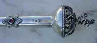 fake antique Russian silver yad