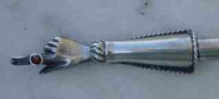 fake antique Russian silver yad
