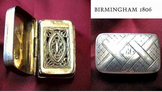 ssilver vinaigrette: Birmingham 1806