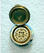 silver and enamel vinaigrette: Vienna 1866