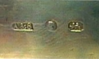 silver vinaigrette: Birmingham 1860 Aston T. & Son
