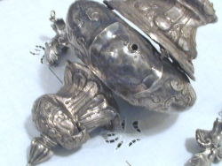 damaged hanging lamp