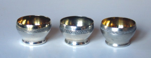 Riga salt cellars, ornamental varieties, 1950-s