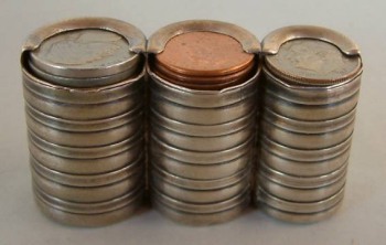 Russian silver coin holder