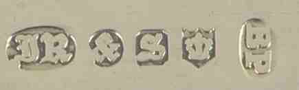 silverplate mark John Round & Son before 1895