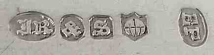 silverplate mark John Round & Son in 1897
