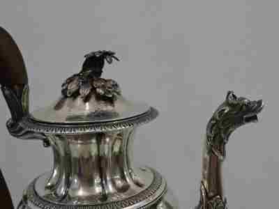Viennese silver coffee pot: maker Franz Joseph Seraphin Wurth