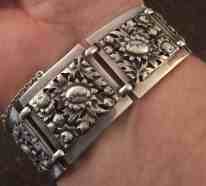 French silver bracelet