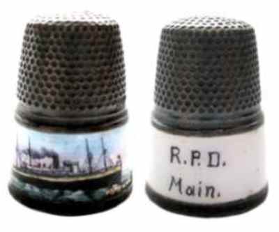 Thimble with image of Steamer Main