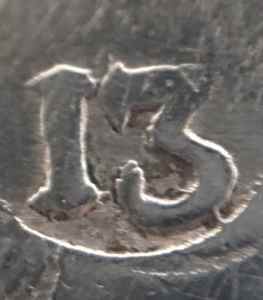 silver beaker
