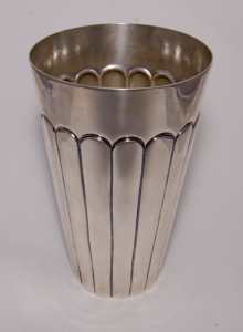 sterling silver beaker