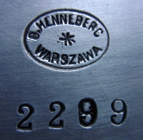 Mark for silver-plated hollow ware: c.1894 - c.1898
