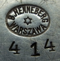 Mark for silver-plated hollow ware: c.1898 - c.1939