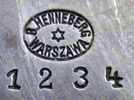 Mark for silver-plated hollow ware: c.1898 - c.1939