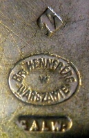 Mark for silver-plated hollow ware: c.1874 - c.1883