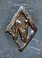 Mark for silver-plated hollow ware: c.1883 - c.1897
