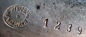 Mark for silver-plated hollow ware: c.1897 - c.1939