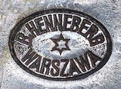 Mark for Wola branch of Bros. Henneberg foundry: WFA year - c.1915