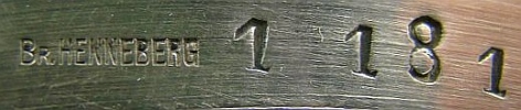 Small mark for hollow ware: c.1896 - c.1915