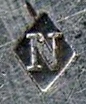 Mark for silver-plated hollow ware: c.1874 - 1883
