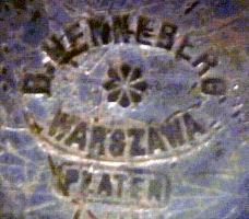 Mark for silver-plated hollow ware: c.1874 - c.1883