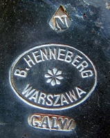 Mark for silver-plated hollow ware: c.1883 - c.1897
