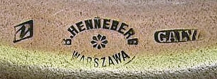 Mark for silver-plated hollow ware: c.1883 - c.1897