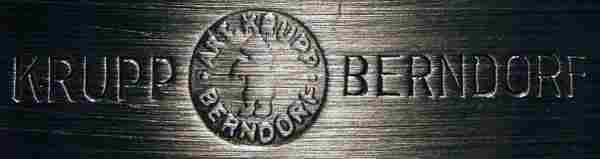 The standard BMF mark for high-quality silver-plated (Alpacca-Silber I) items used between 1938 and 1945 The standard BMF mark for high-quality silver-plated (Alpacca-Silber I) items used between 1938 and 1945