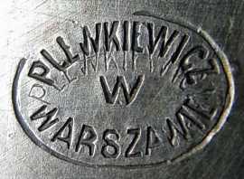 Plewkiewicz company mark ~1900 - ~1914